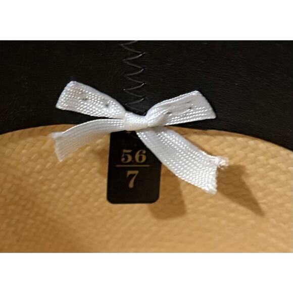 Stetson Genuine Handwoven Formosan Western Straw Hat Size 56 (7) main image 3